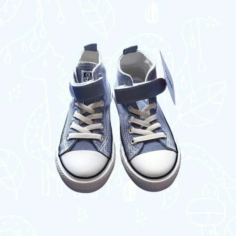 Classic sport unisex stars graphic high-top lace up front  sneakers size 10